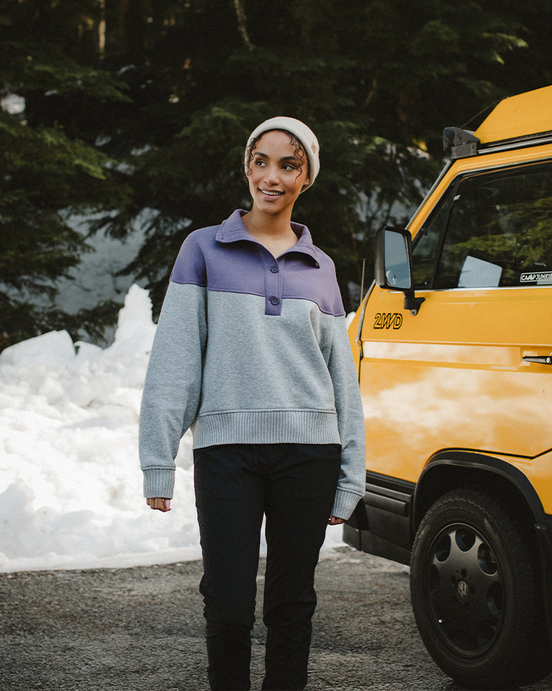 Womens Milner Mock Neck | Recycled Materials