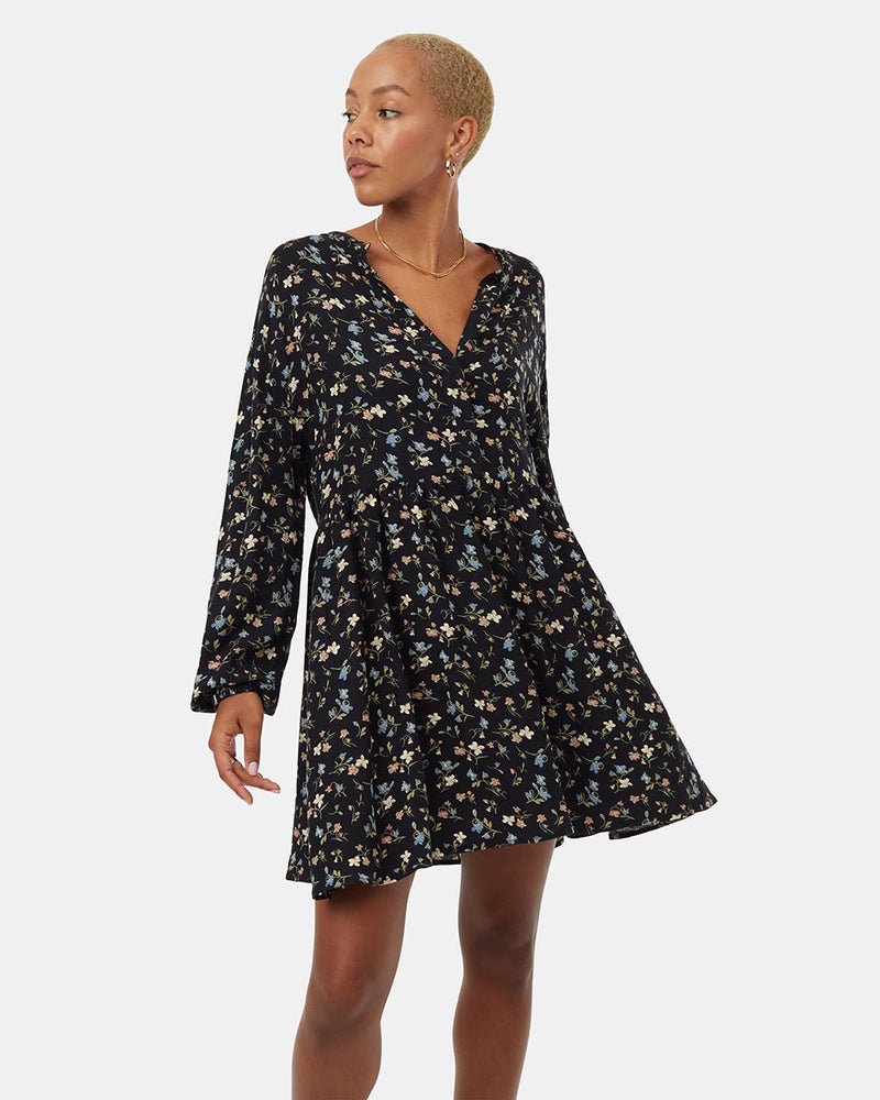 EcoWoven Crepe Longsleeve Dress | Recycled Materials EcoWoven Crepe Longsleeve Dress | Recycled Materials