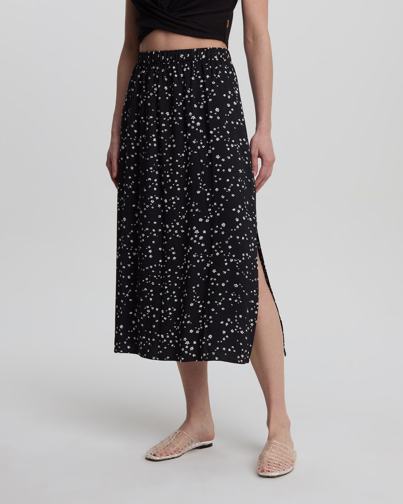Womens Yaletown Skirt | EcoWoven Crepe