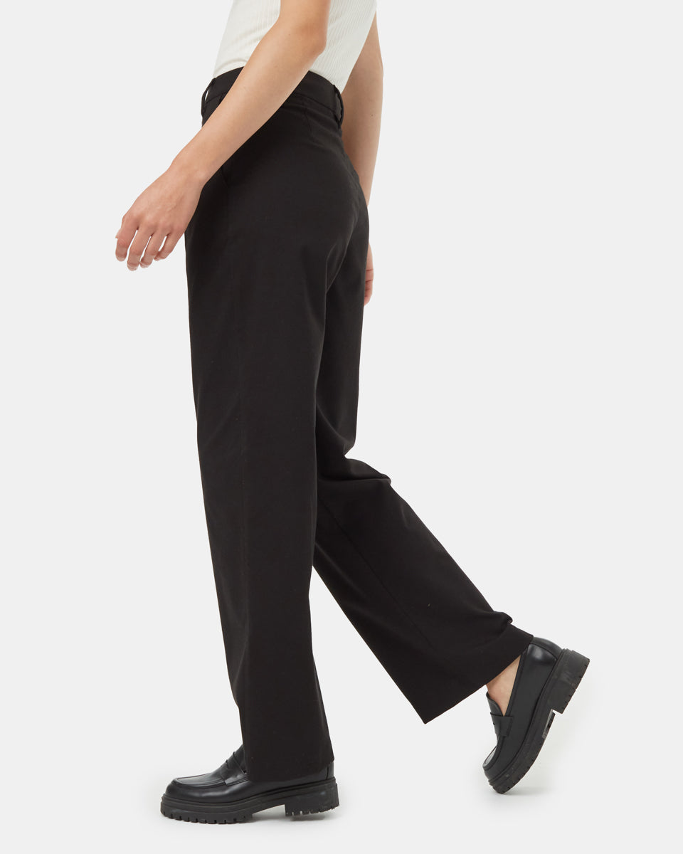 Soft EcoTwill Pleat Front Pant | Recycled Materials