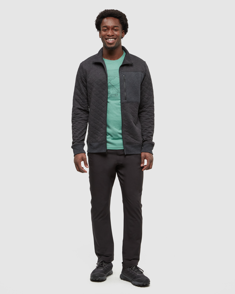 Black-Mock-Neck-Full-Front-Zip-Sweatshirt