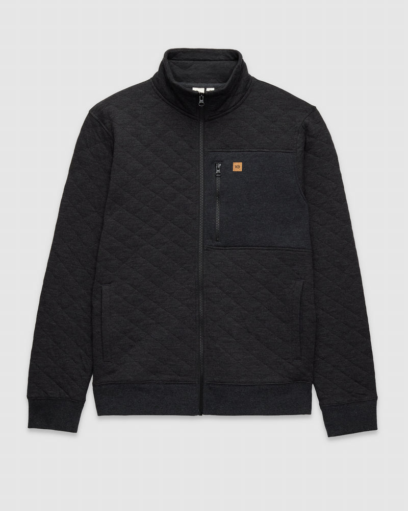 Black-Mock-Neck-Full-Front-Zip-Sweatshirt