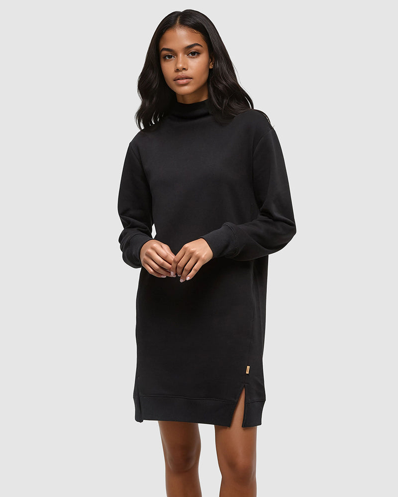 turtle neck black sweater dress Womens Colter Dress