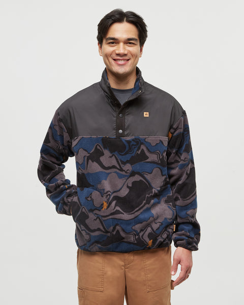 masapokisetuフィールド Mens Stave ¼ Snap | Recycled Polyester