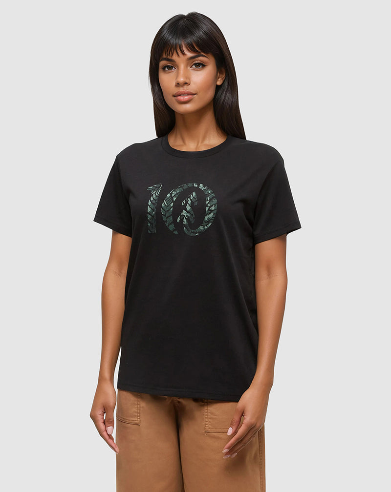Black-Relax-Printed-Graphic-TreeBlend-T-Shirt
