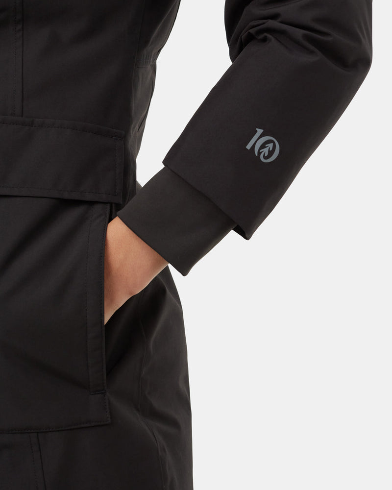 Black-Water-Repellent-Hooded-Long-Parka