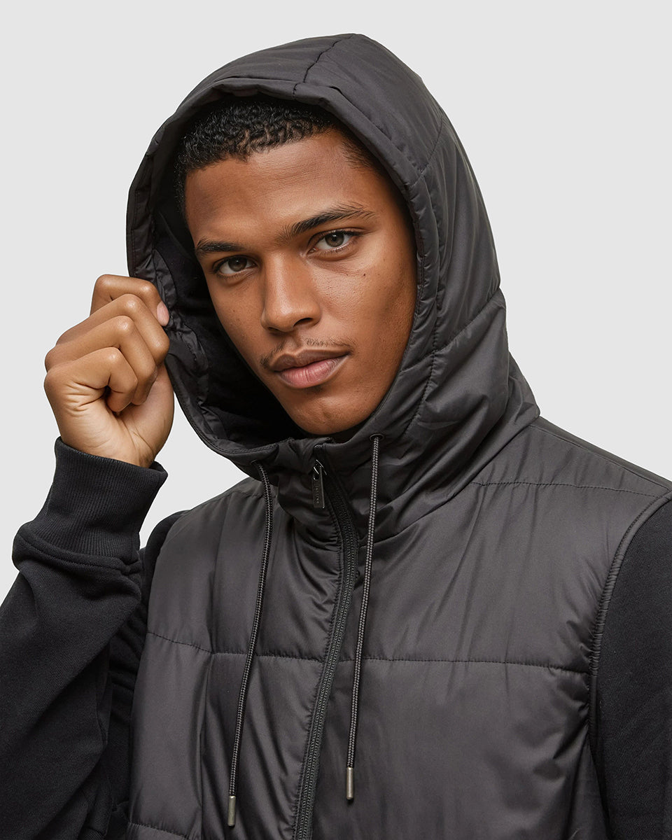 Mens Coastal Hybrid Hoodie | Recycled Polyester