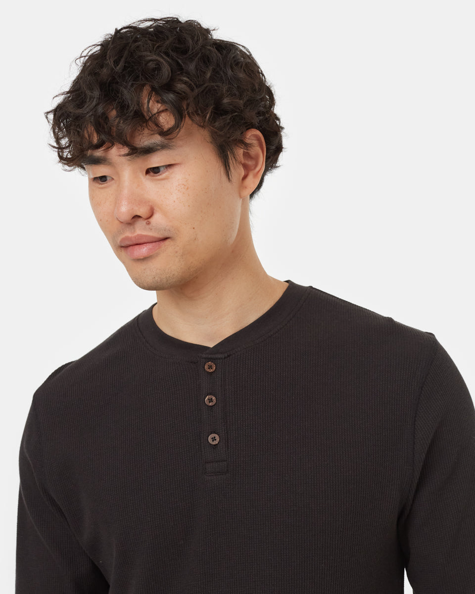 TNRCN EVERCORE HENLEY TECH TEE サイズS TNRCN EVERCORE™ HENLEY TECH TEE | BLACK – TAIN DOUBLEPUSH