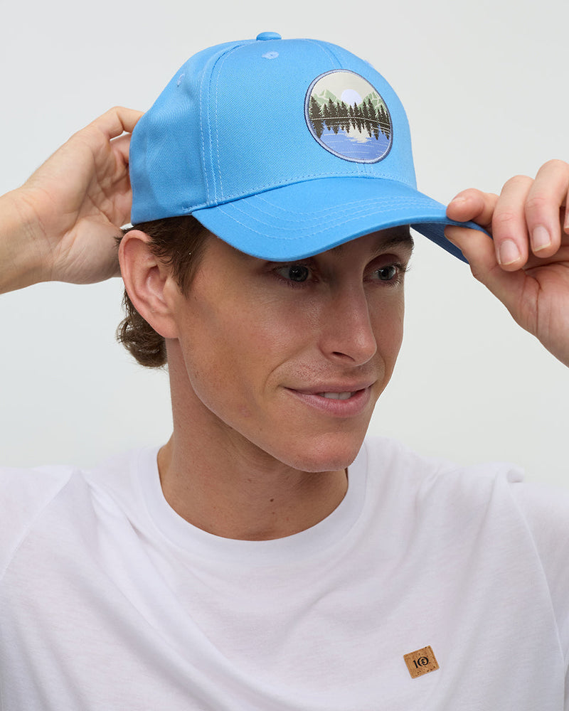 Blue-6-Panel-Medium-Profile-Baseball-Cap