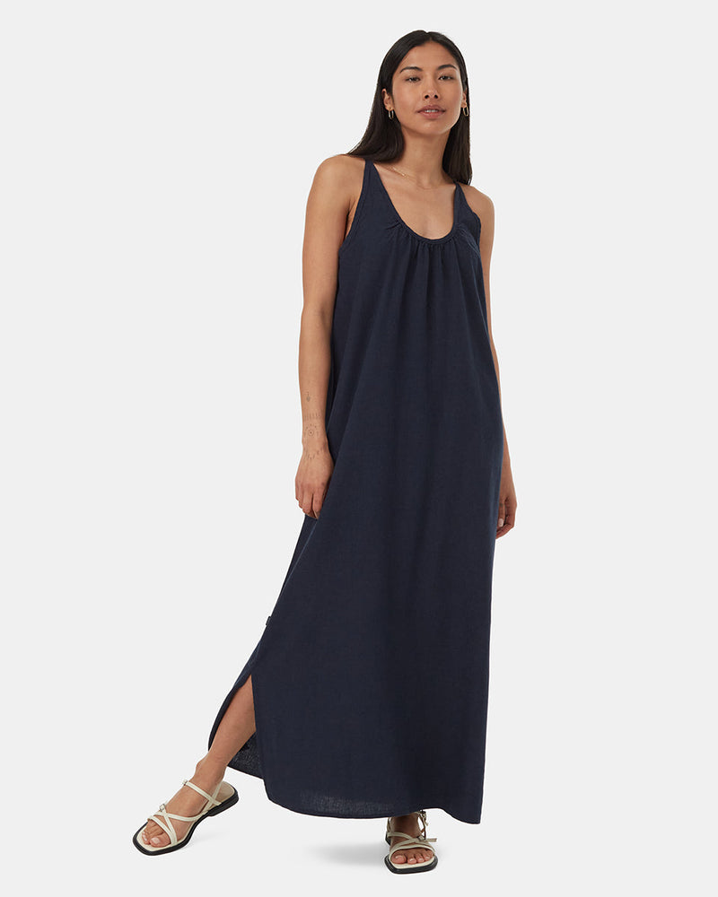 Womens Hemp Reversible Maxi Dress | Recycled Materials Womens Hemp Reversible Maxi Dress | Recycled Materials