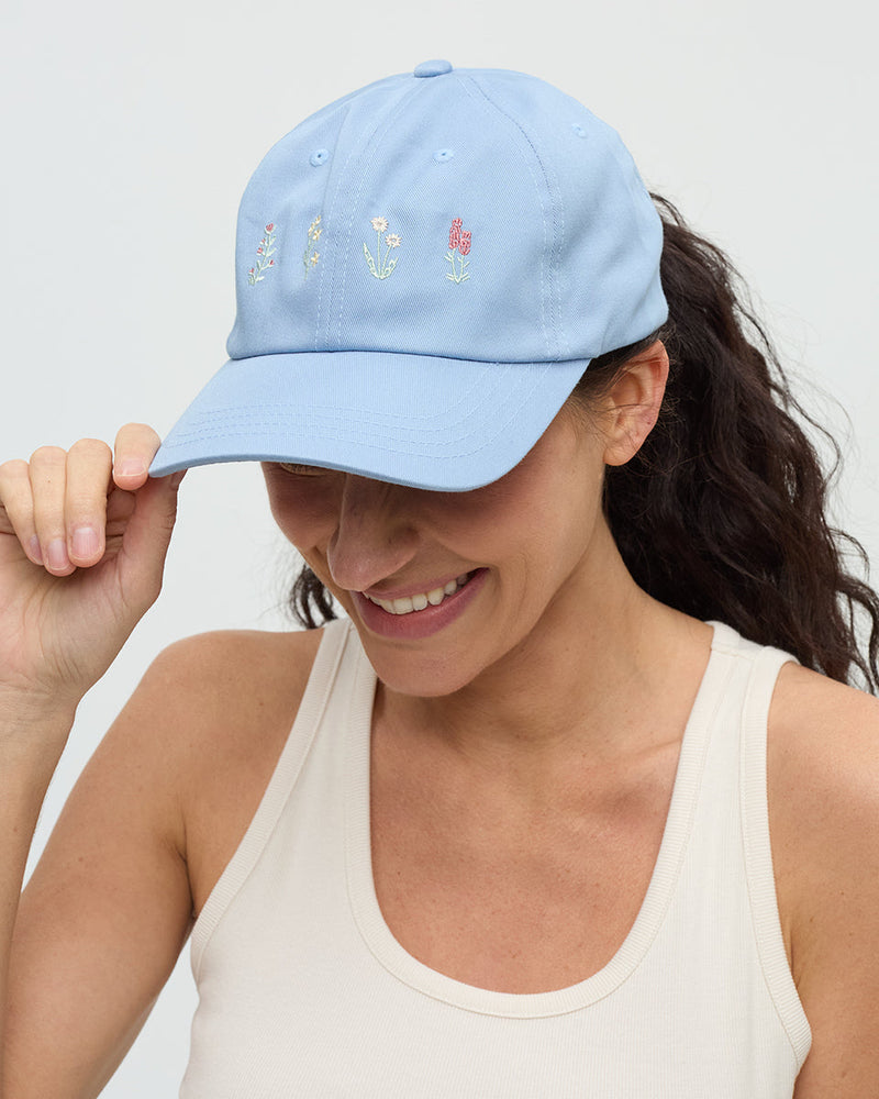 Blue-Organic-Cotton-6-Panel-Low-Profile-Hat