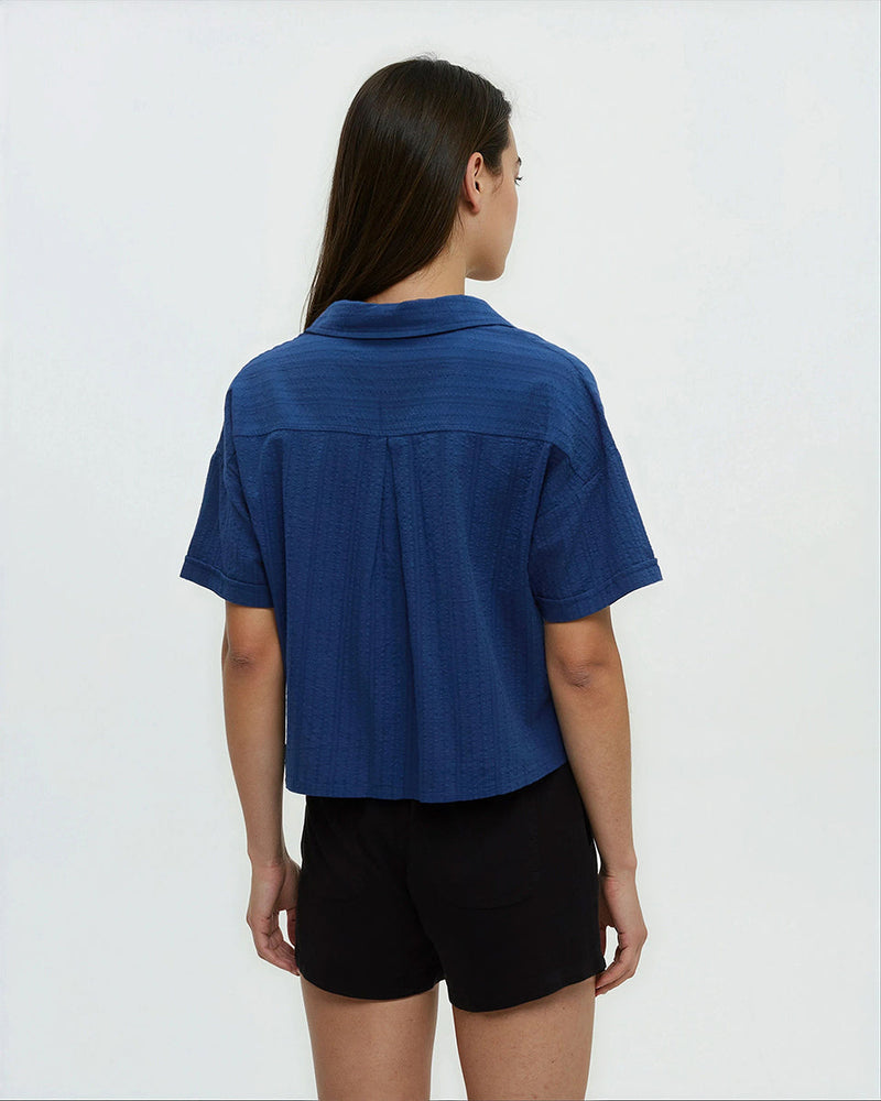 Blue-Organic-Cotton-Button-Up-Shirt
