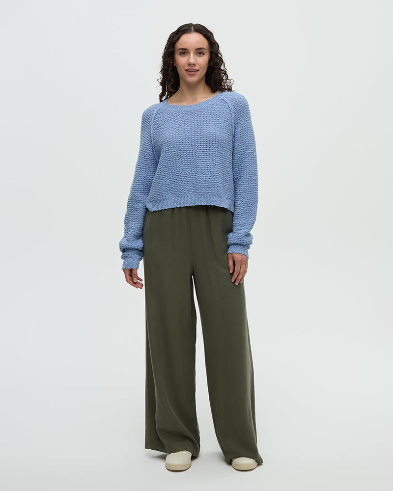 Blue-Oversize-Cropped-Recycled-Cotton-Sweater