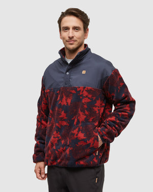 Blue-Quarter-Snap-MicroFleece-Sweatshirt