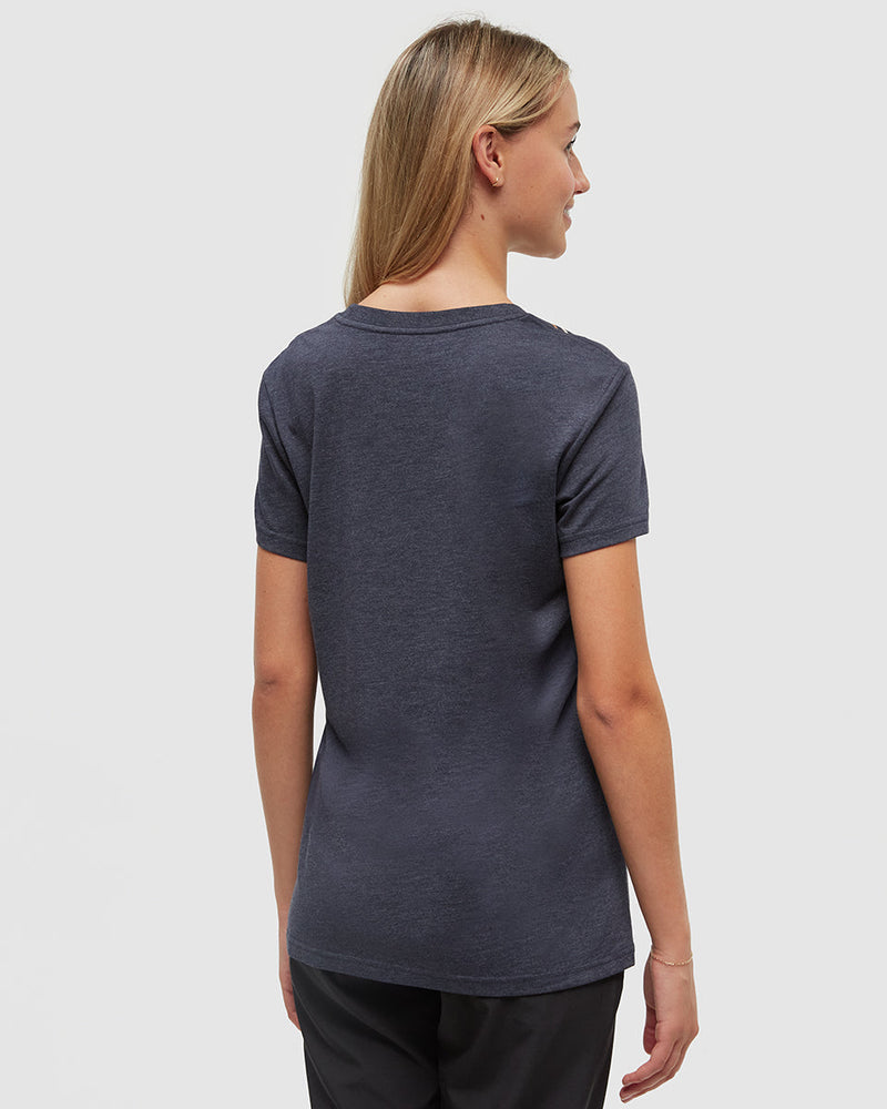 Blue-Regular-Fit-Crew-Neck-T-shirt