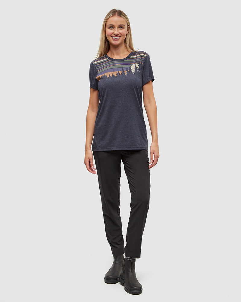 Blue-Regular-Fit-Crew-Neck-T-shirt