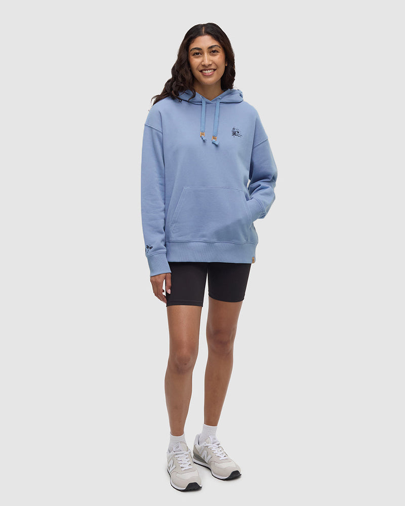 Blue-Relaxed-Graphic-Hoodie