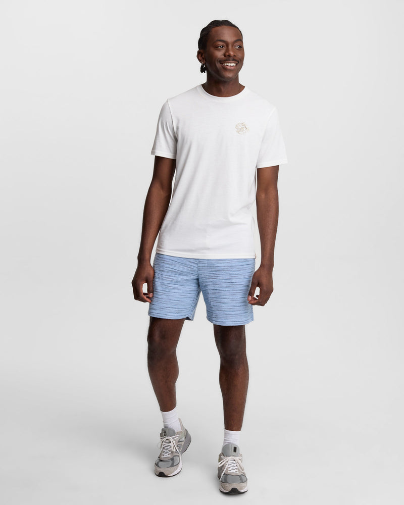 Blue-Slub-Cotton-Drawstring-Short