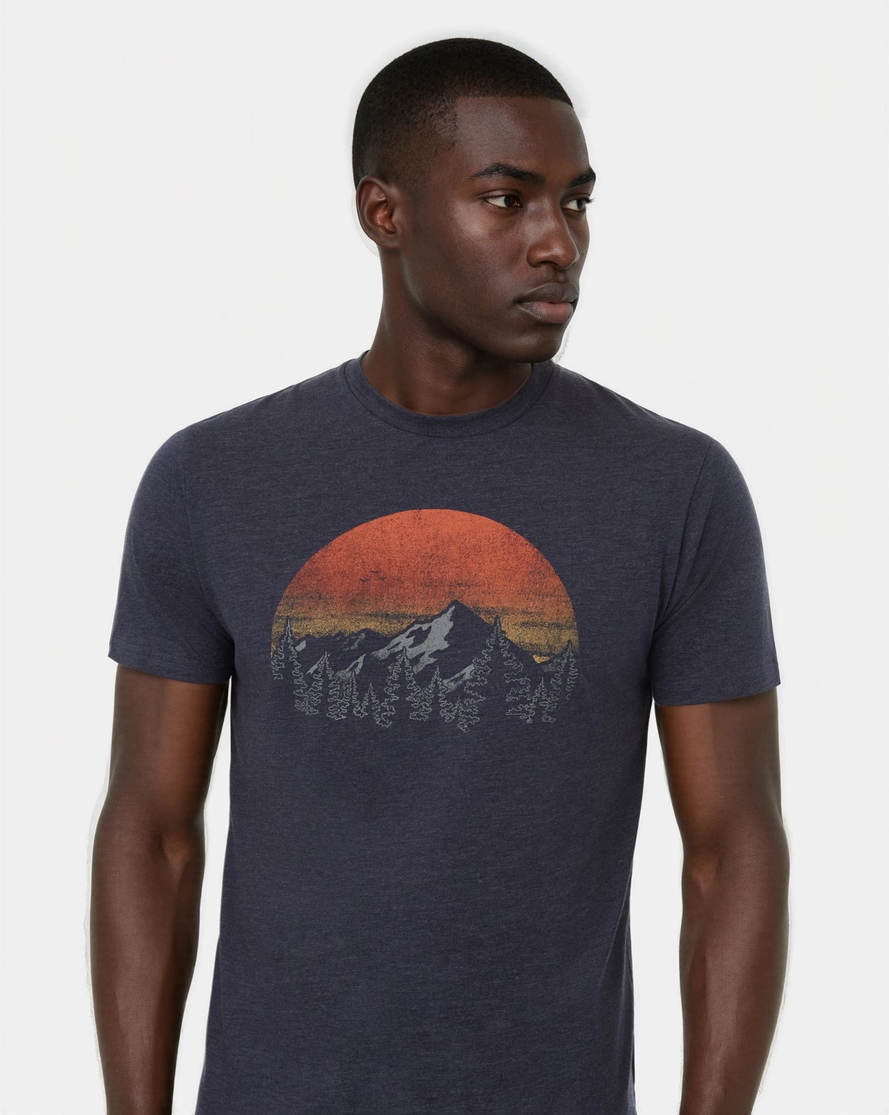 Mens Vintage Sunset T-Shirt | Recycled Materials