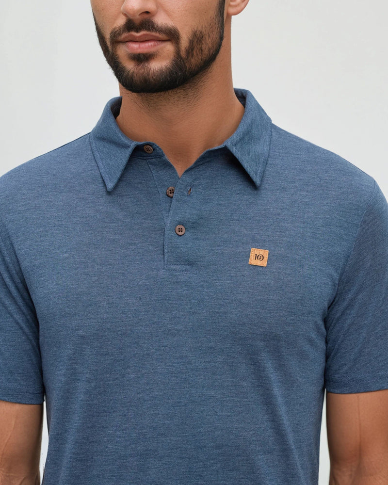 Blue-Treeblend-Regular-Fit-Polo