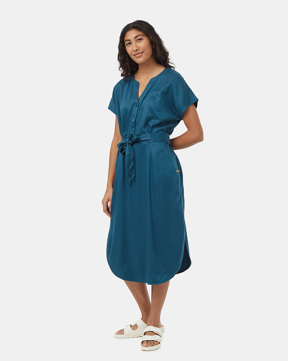 Womens Tencel Shirt Dress | TENCEL™ Lyocell