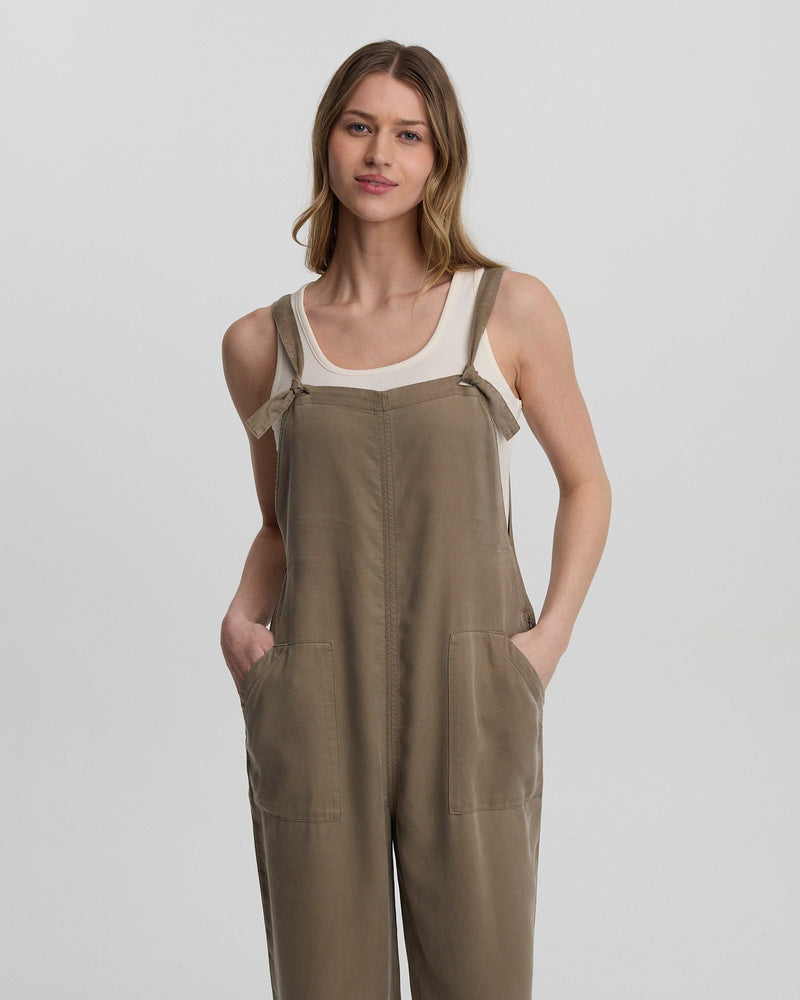 Brown-Adjustable-Strap-Jumpsuit