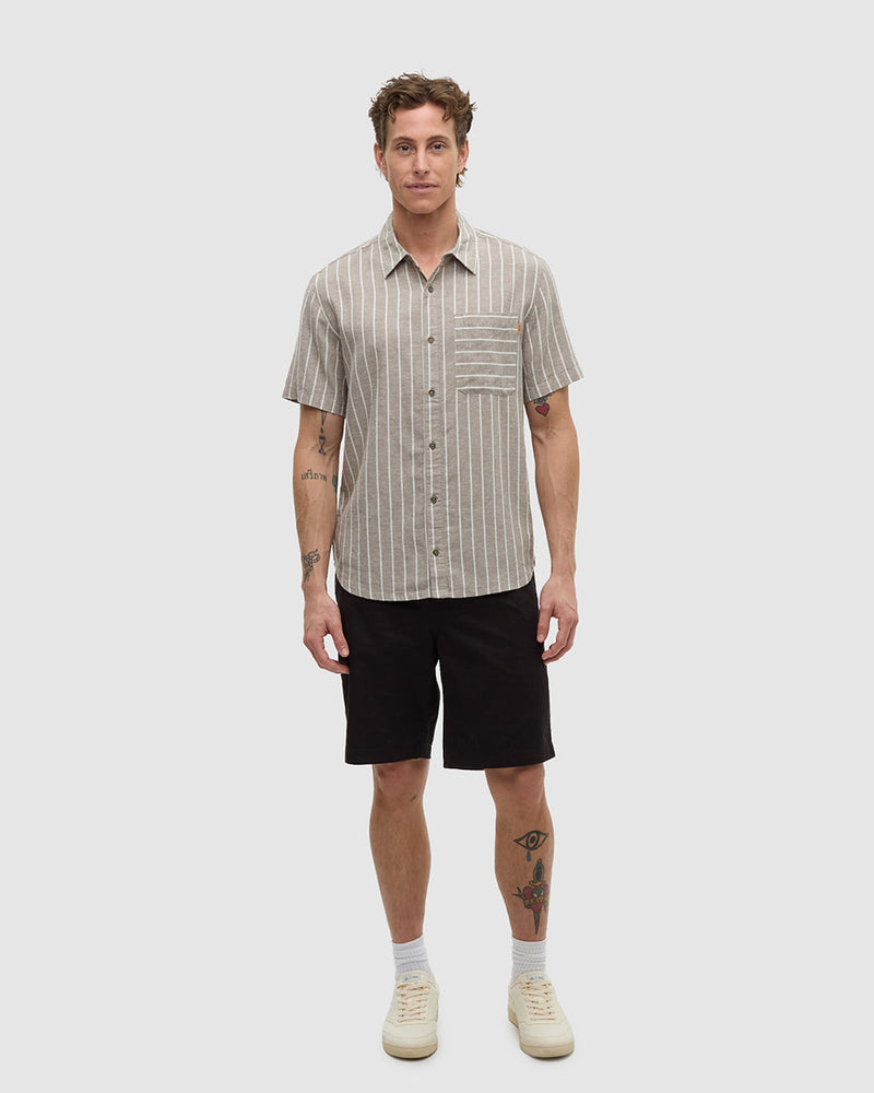 Brown-Hemp-Button-Front-Shortsleeve-Shirt