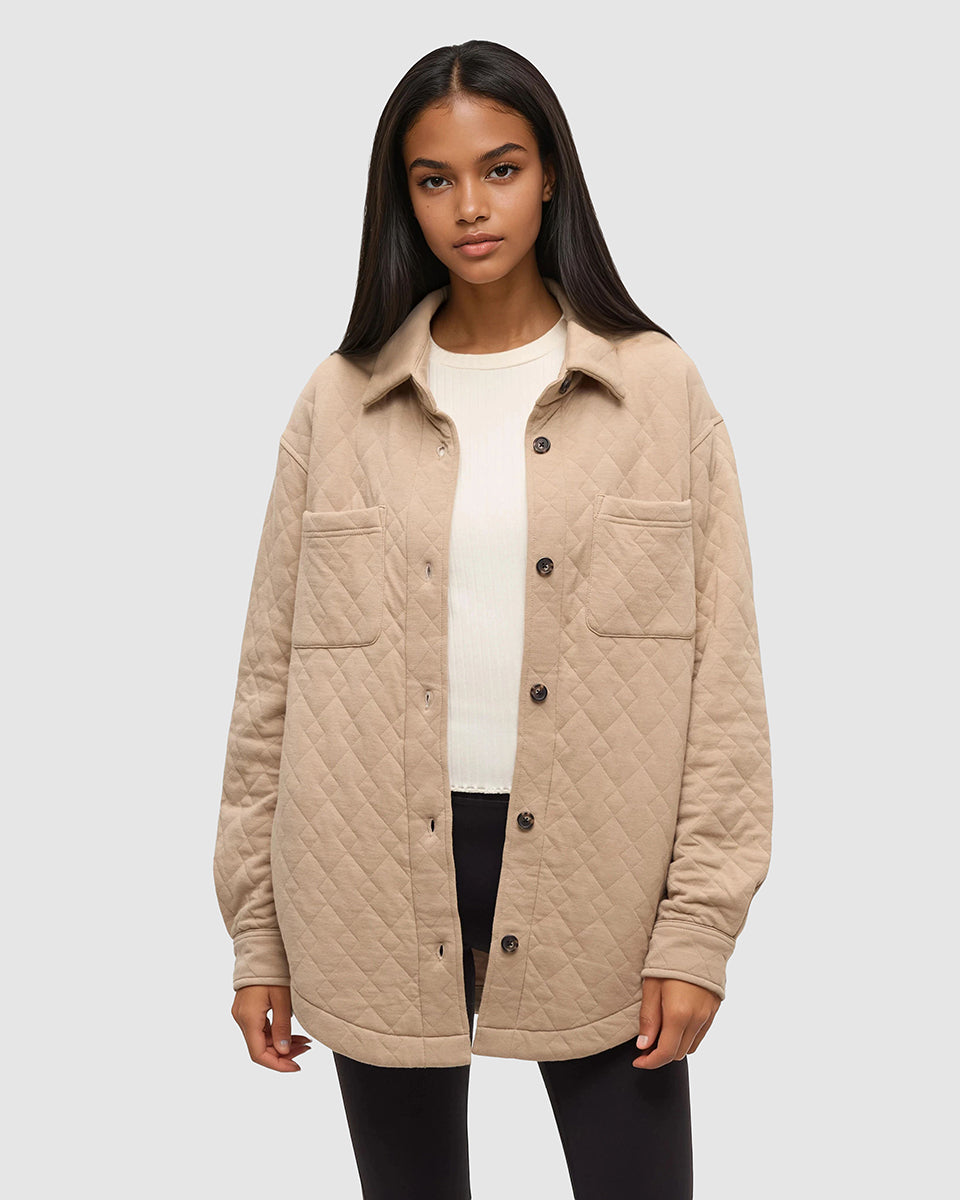 Womens Dunes Shacket | Recycled Materials