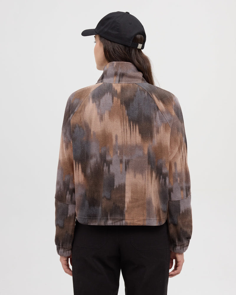 Brown-Recycled-Polyester-Mock-Neck-Full-Zip