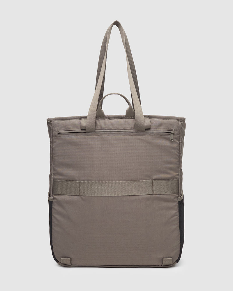 Brown-Recycled-Polyester-Tote-BackPack
