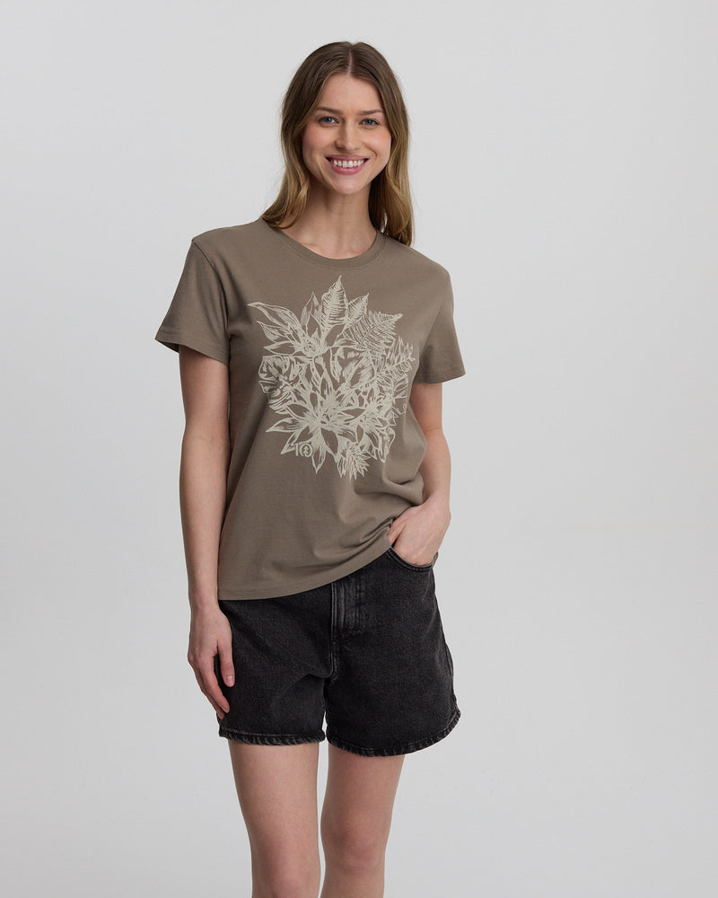 Brown-Relaxed-Graphic-Crew-Neck-T-Shirt