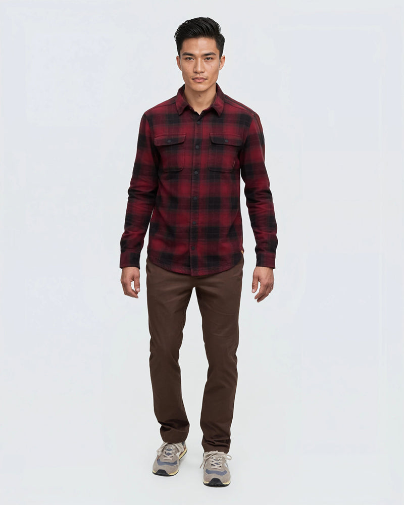 Brown-TechBlend-Slim-Pant
