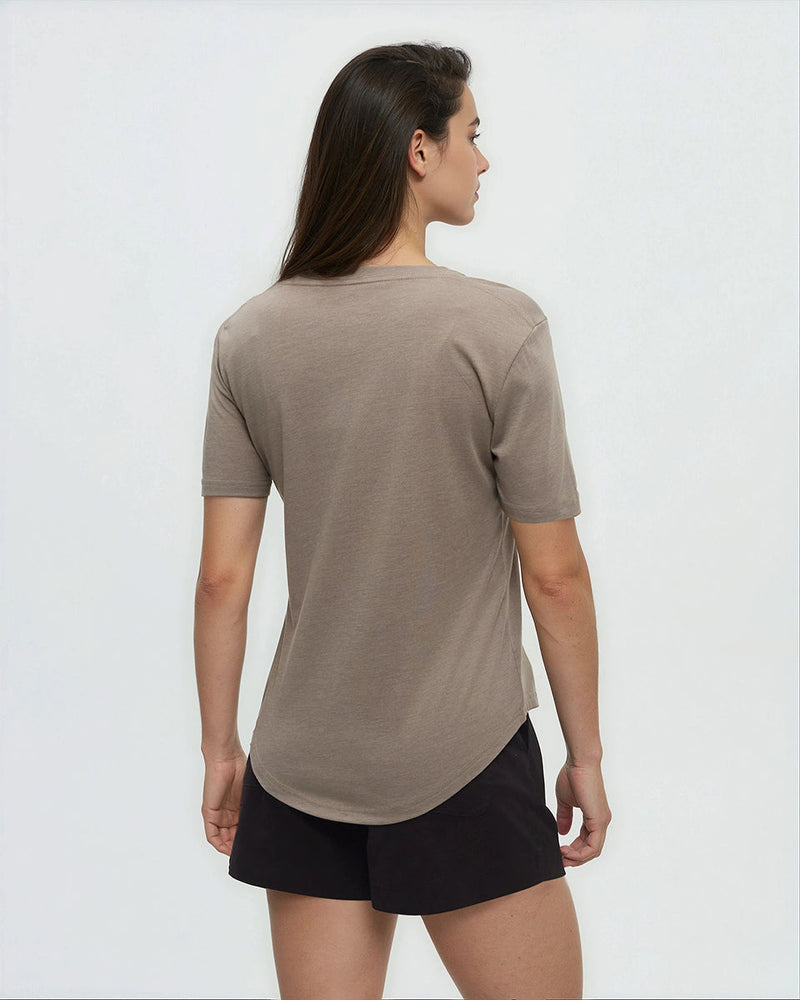 Brown-TreeBlend-V-Neck
