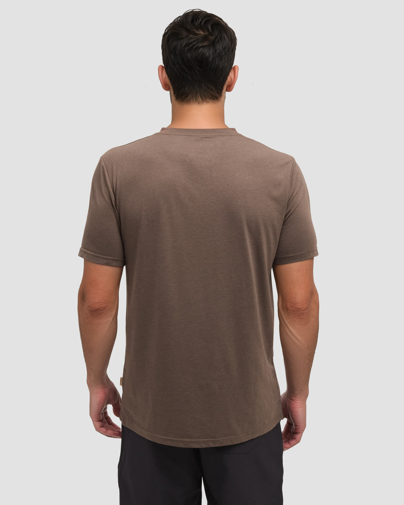 Brown-Treeblend-Basic-Shortsleeve-Button-Shirt