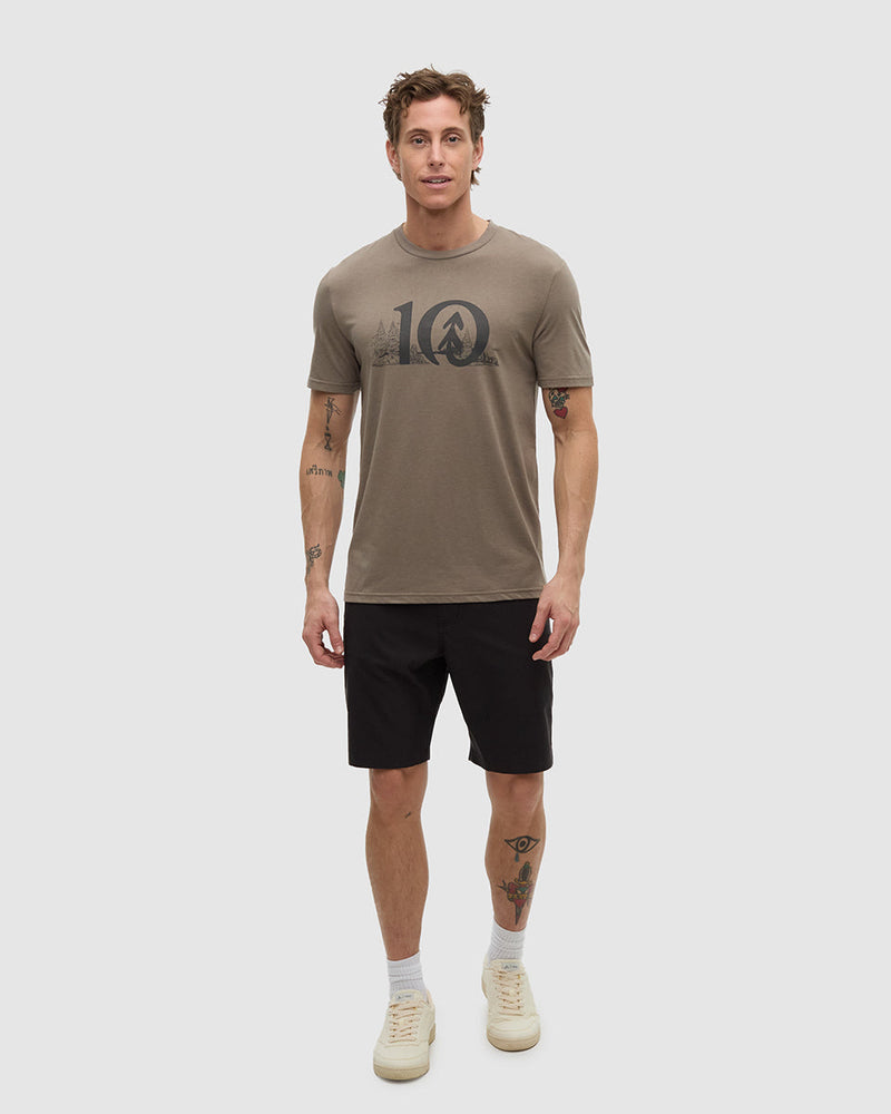 Brown-Treeblend-Graphic-Shortsleeve-T-Shirt
