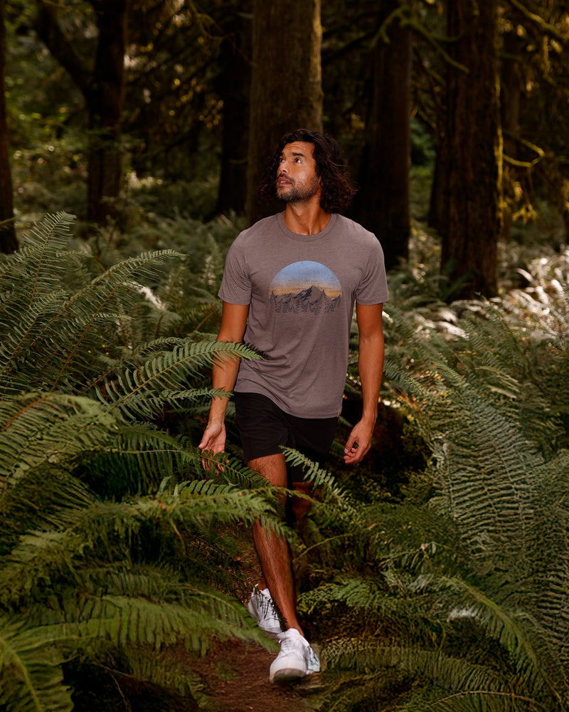 Brown-Treeblend-Regular-Fit-Crew-Neck-T-shirt