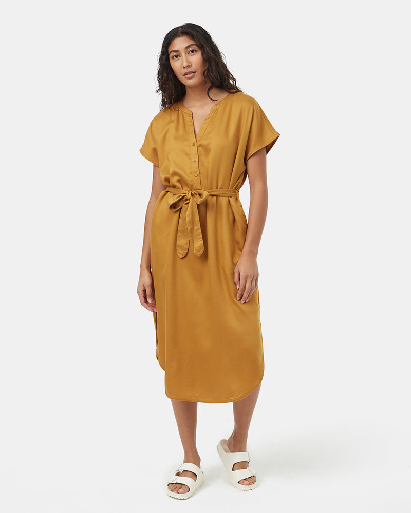 Womens Tencel Shirt Dress Womens Tencel Shirt Dress