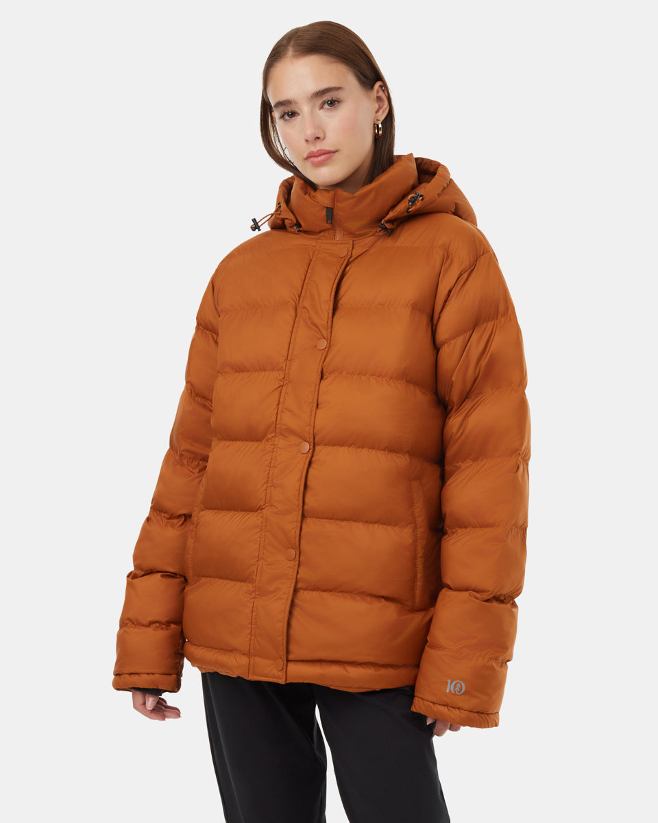 Unisex Cloud Shell Mid-Length Puffer | Recycled Polyester
