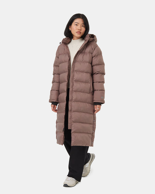 Smooth Puffer Scarf in Coal Cloud
