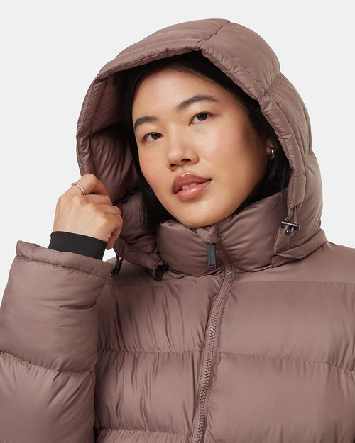 Cloud Shell Long Puffer | Recycled Materials