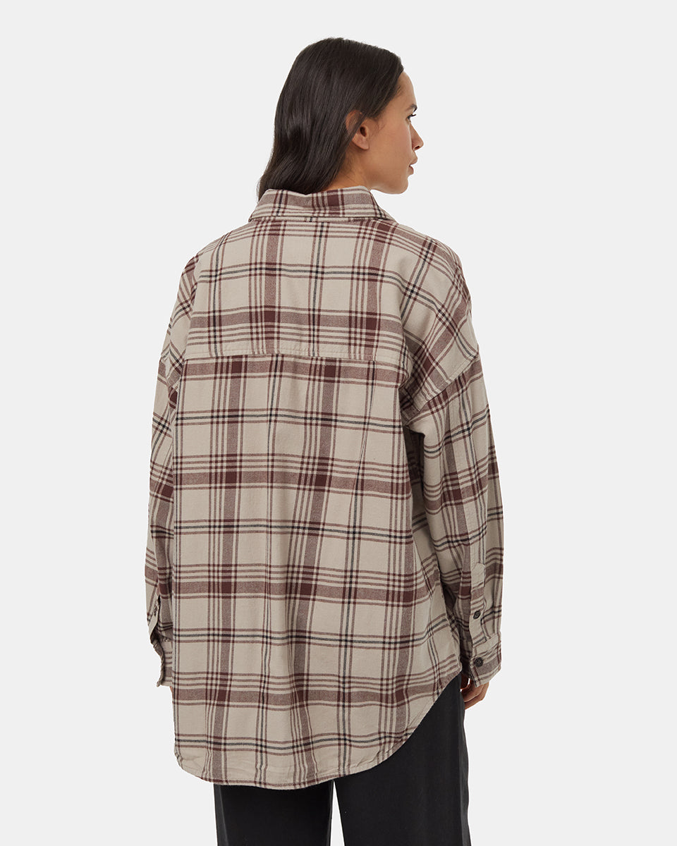 Womens Fernwood Flannel Shirt | Recycled Materials