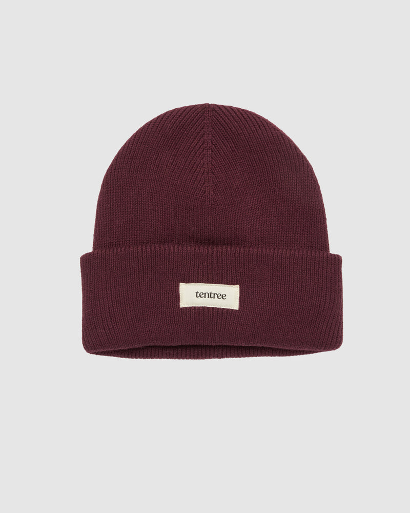 Burgundy-Eco-Friendly-Cotton-Beanie