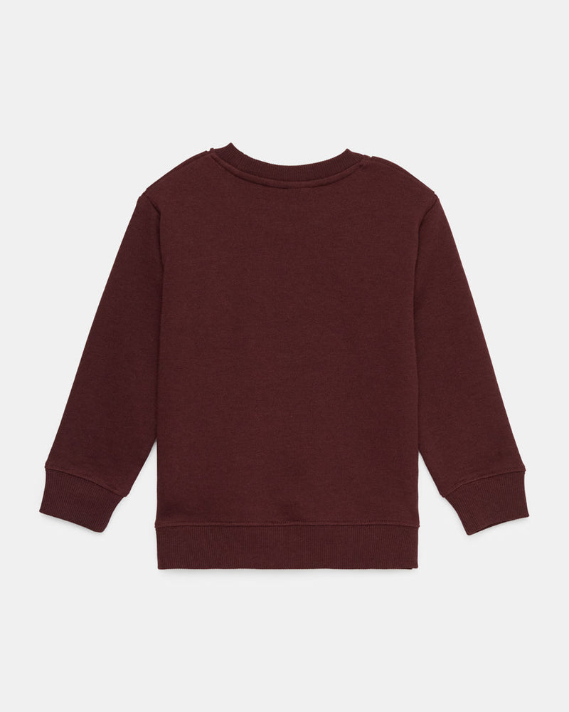 Burgundy-Organic-Cotton-Ribbed-Collar-Graphic-Sweatshirt