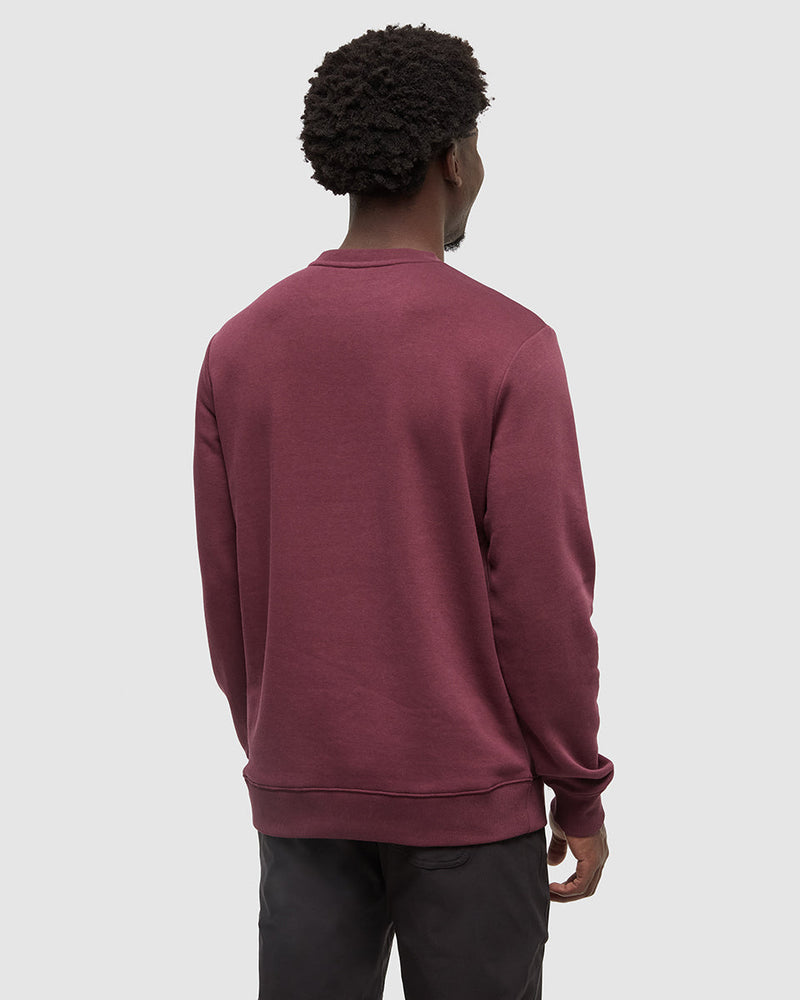 Burgundy-Printed-Graphic-TreeFleece-Crew