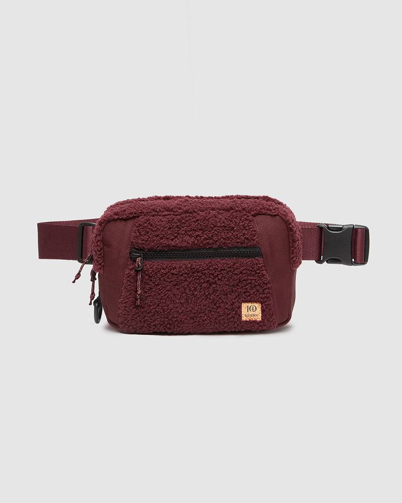 Burgundy-Recycled-Polyester-Hip-Pack
