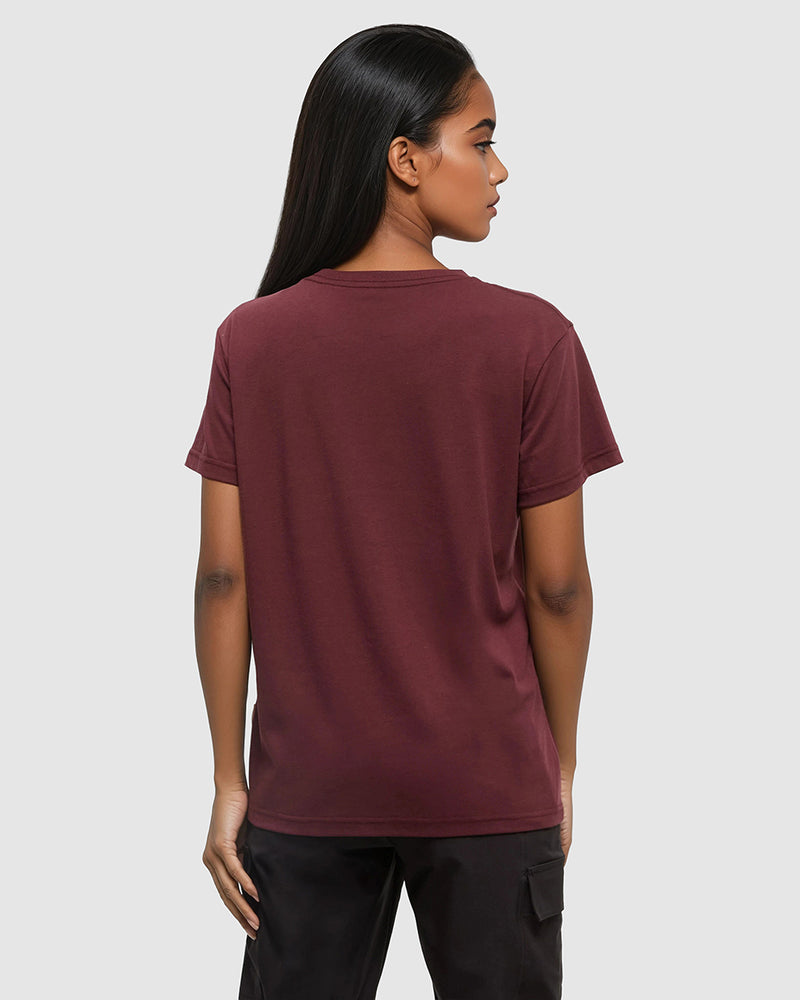 Burgundy-Relax-Printed-Graphic-TreeBlend-T-Shirt