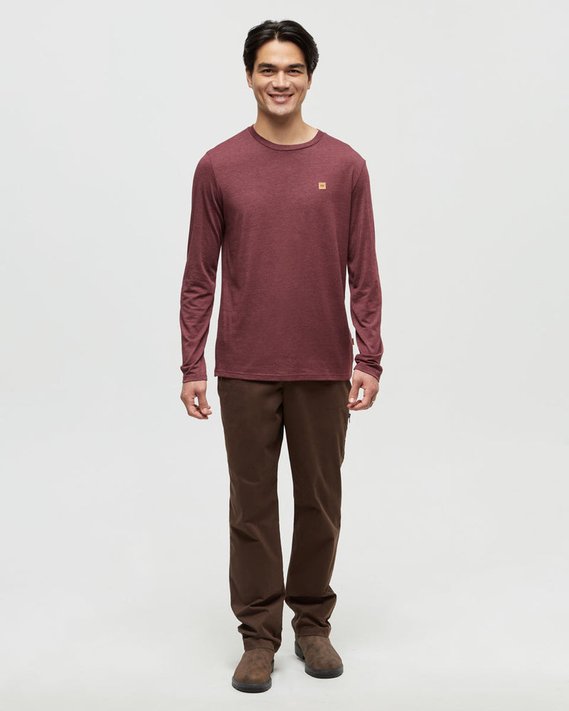 Burgundy-TreeBlend-Classic-Longsleeve