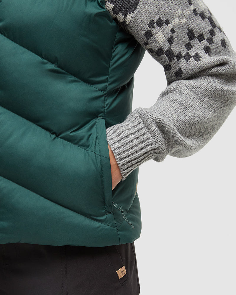 Green-Cloud-Shell-Puffer-Vest