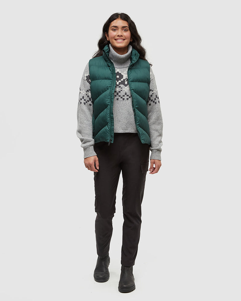 Green-Cloud-Shell-Puffer-Vest