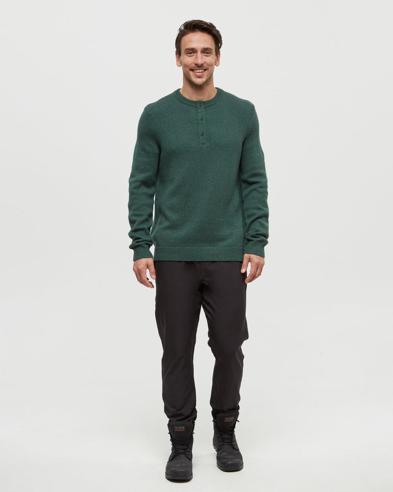Green-Eco-Friendly-Button-Sweater
